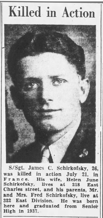 S/Sgt James C Schirkofsky