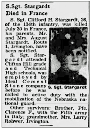 S/Sgt Clifford H Stargardt
