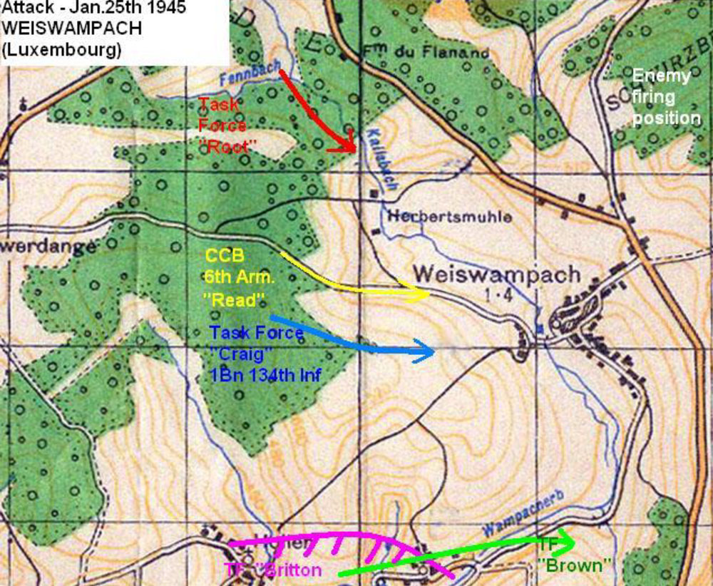 Map of Wieswampach battle site