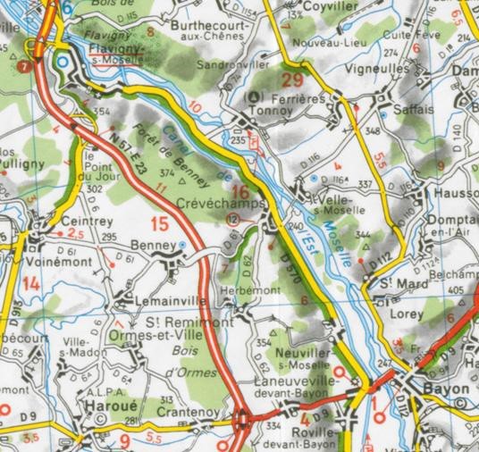 map - Moselle River Crossing