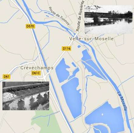 map - Crevechamps, France