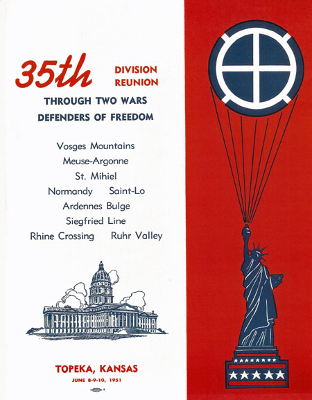 35th Division Reunion Program 1951