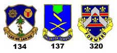 Crests of 35th Division Infantry Regiments