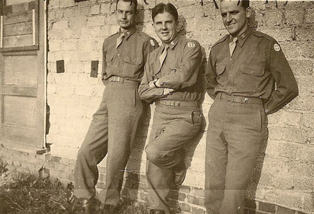 Capt Walter Buenger, Capt M.R. Pederson, Lt Smith