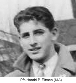Pfc Harold P Eltman