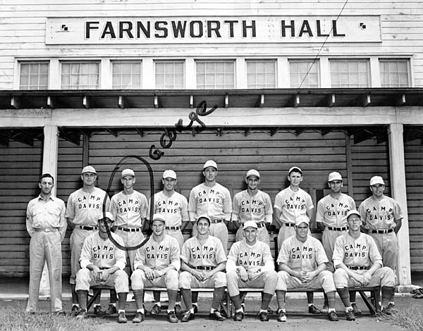 Camp Davis baseball team