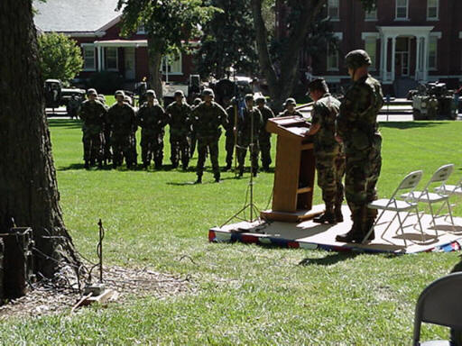casing of the colors ceremony