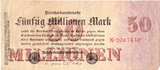 Fifty Million Mark Note -  1923