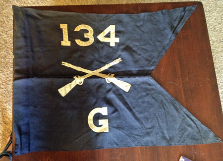 Guidon 134th Infantry Regiment Company G