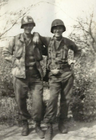 Pfc Harry A Krantz & S/Sgt Floyd M Sheffield