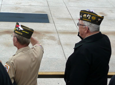 Wesley McKay and Ken Hage at Tomb of Unknown Soldier