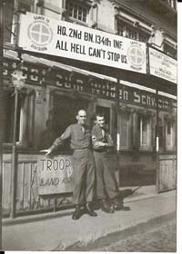 Hotel zum Wilden Schwein - Adenau, Germany (Hotel Wild Boar) - identity of soldiers unknown