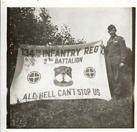 T/5 Bruce E Ross, Regimental-Battalion Flag