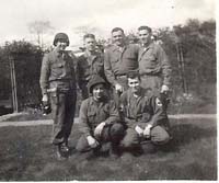 Ross? standing on left, identity of other soldiers unknown