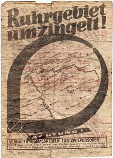 WWII Ruhr civilian warning poster
