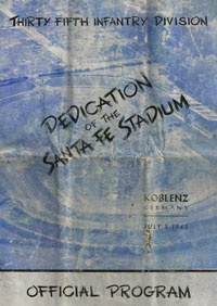 Santa Fe Stadium Dedication Program