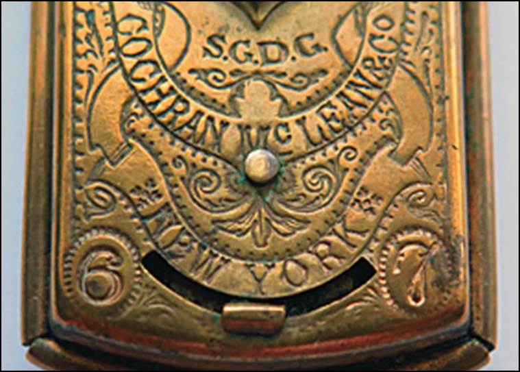 A close-up of a brass object
Description automatically generated